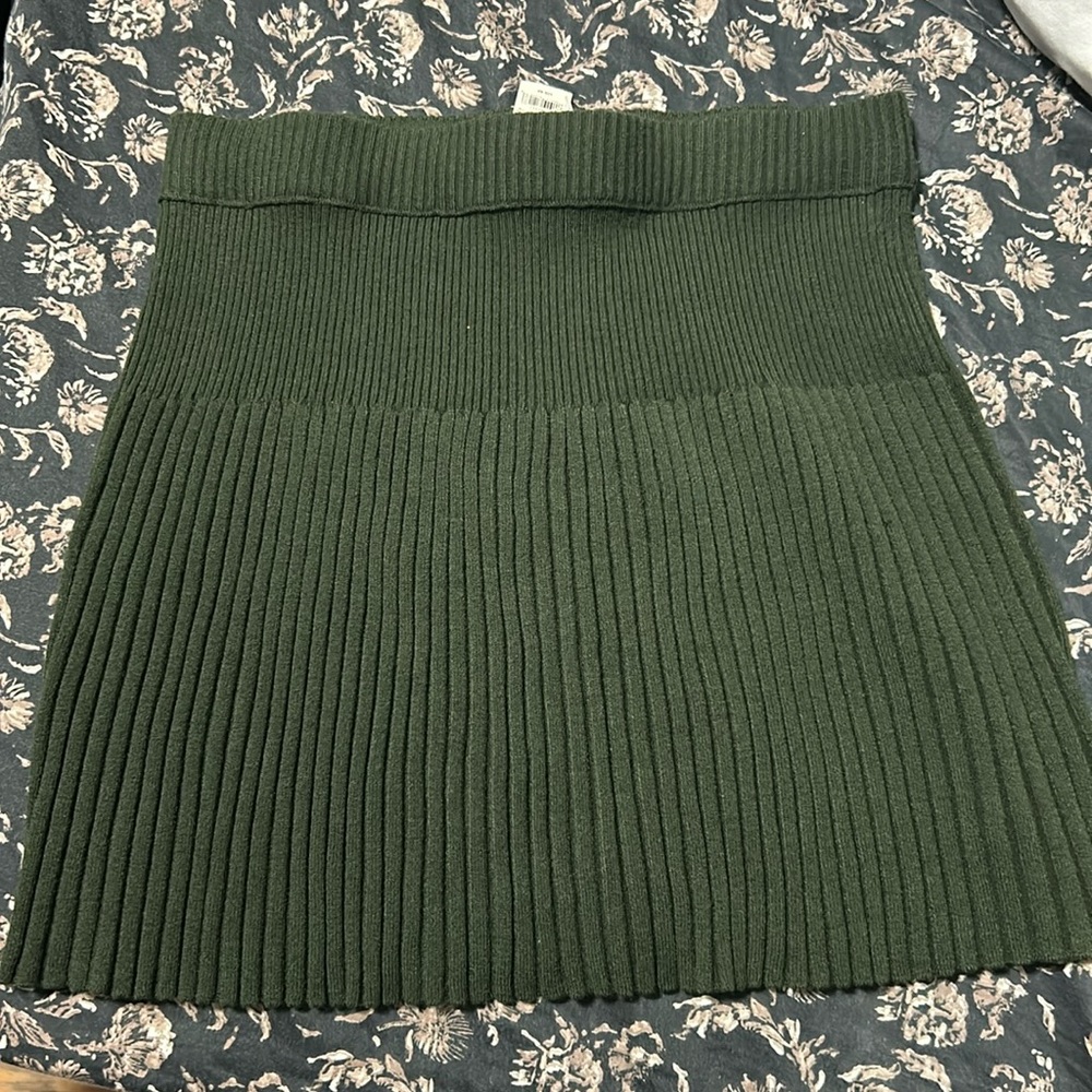 Sweater skirt green stretchy from Aerie